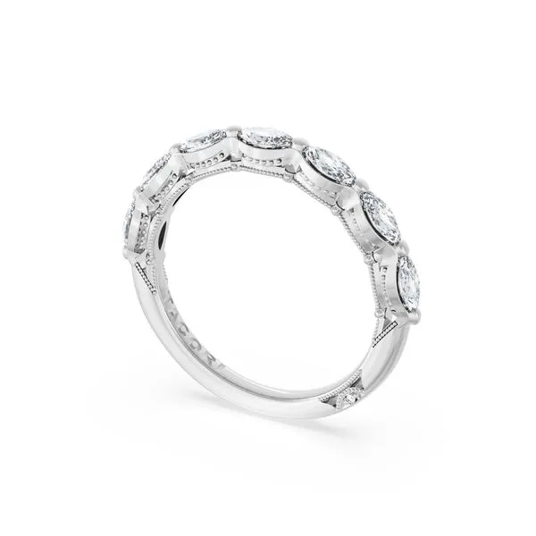 Diamond Eternity Band in 18kt White Gold Aires Jewelers Morris Plains, NJ