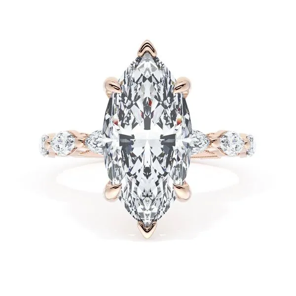 Marquise Solitaire Engagement Ring Aires Jewelers Morris Plains, NJ