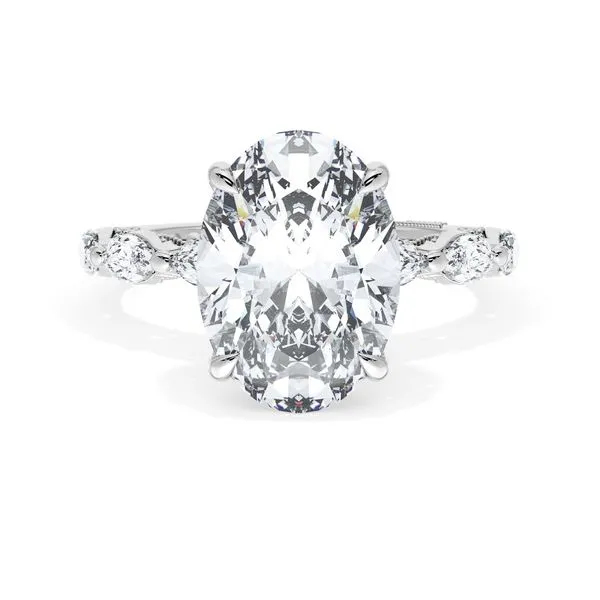 Oval Solitaire Engagement Ring Aires Jewelers Morris Plains, NJ