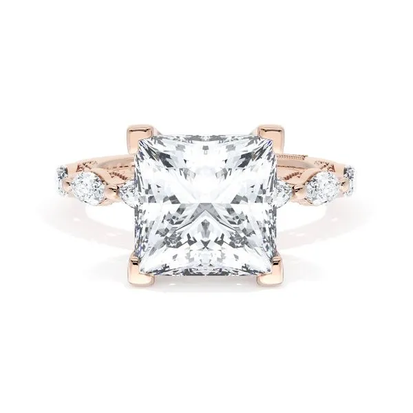 Princess Solitaire Engagement Ring Aires Jewelers Morris Plains, NJ