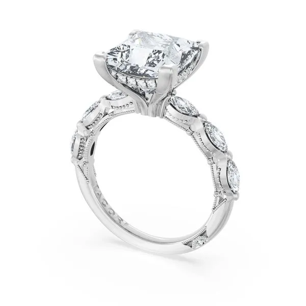Princess Solitaire Engagement Ring Aires Jewelers Morris Plains, NJ