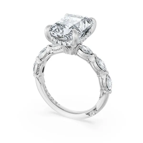 Radiant Solitaire Engagement Ring Aires Jewelers Morris Plains, NJ
