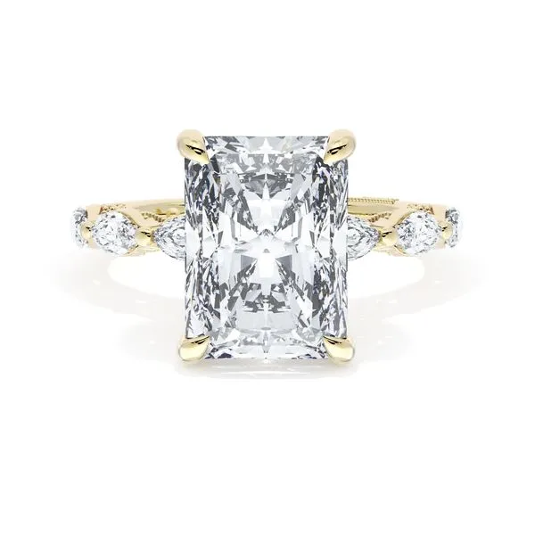 Radiant Solitaire Engagement Ring Aires Jewelers Morris Plains, NJ