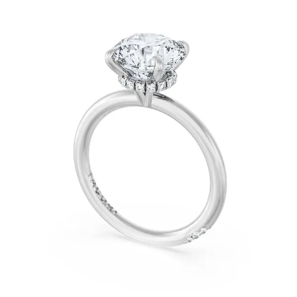 Round Solitaire Engagement Ring Aires Jewelers Morris Plains, NJ