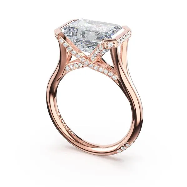 Emerald Solitaire Engagement Ring Aires Jewelers Morris Plains, NJ