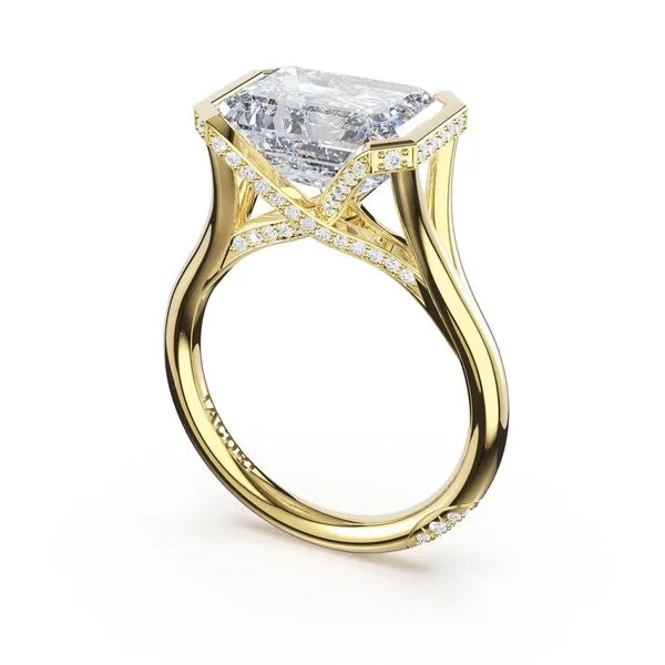 Emerald Solitaire Engagement Ring Aires Jewelers Morris Plains, NJ