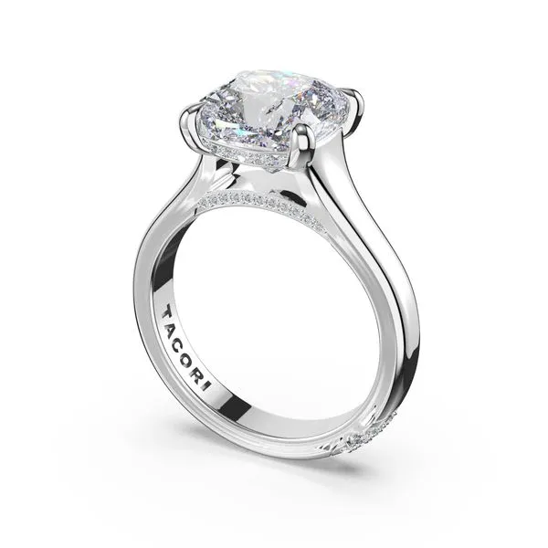 Cushion Solitaire Engagement Ring Meyers Jewelers Grove City, OH