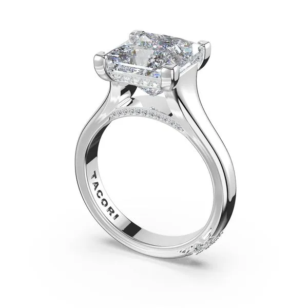 Princess Solitaire Engagement Ring Aires Jewelers Morris Plains, NJ