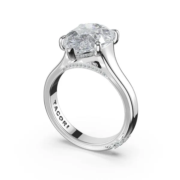 Pear Solitaire Engagement Ring Aires Jewelers Morris Plains, NJ