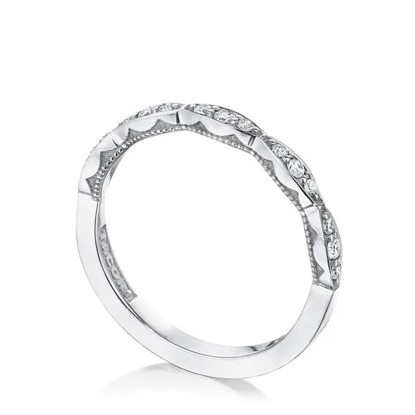 Marquise Design Wedding Band with Diamond Aires Jewelers Morris Plains, NJ
