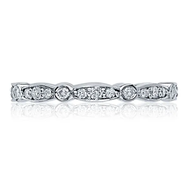 Marquise and Round Design Wedding Band Aires Jewelers Morris Plains, NJ