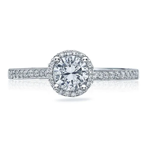 Round Bloom Engagement Ring Aires Jewelers Morris Plains, NJ