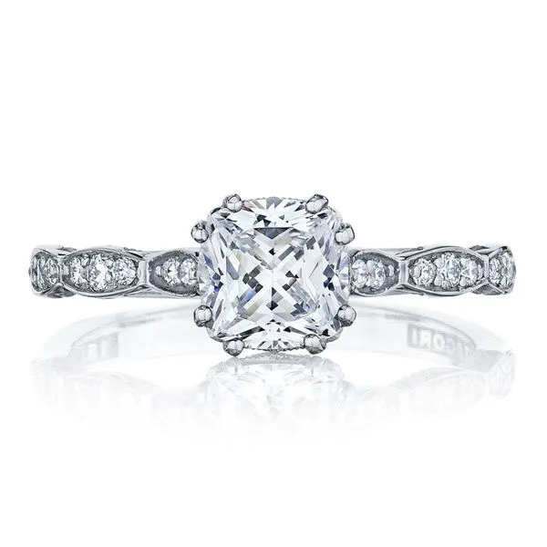 Cushion Solitaire Engagement Ring Aires Jewelers Morris Plains, NJ