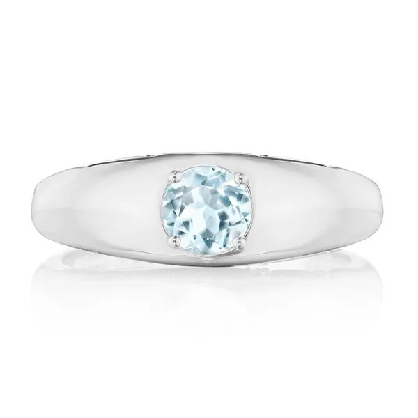 Domed Sky Blue Topaz Ring - 0.7ct Aires Jewelers Morris Plains, NJ