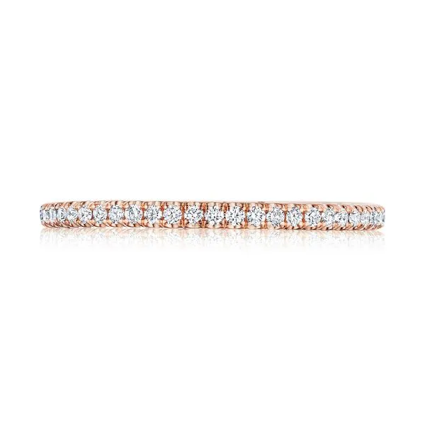 French Pavé Diamond Wedding Band - 1.5mm Aires Jewelers Morris Plains, NJ
