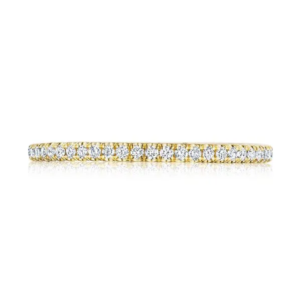 French Pavé Diamond Wedding Band - 1.5mm Aires Jewelers Morris Plains, NJ