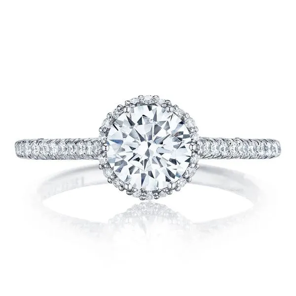 Round Bloom Engagement Ring Aires Jewelers Morris Plains, NJ
