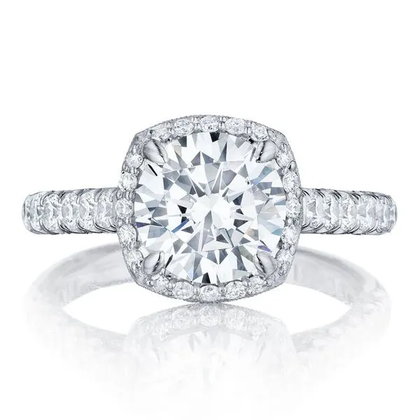 Round Bloom Engagement Ring Aires Jewelers Morris Plains, NJ
