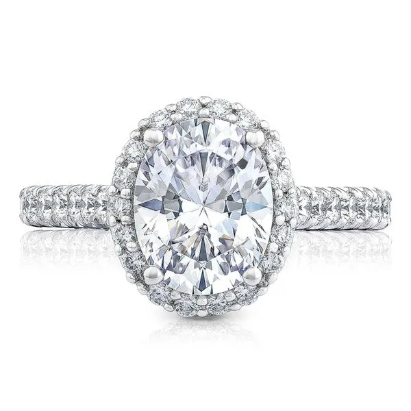 Oval Bloom Engagement Ring Aires Jewelers Morris Plains, NJ