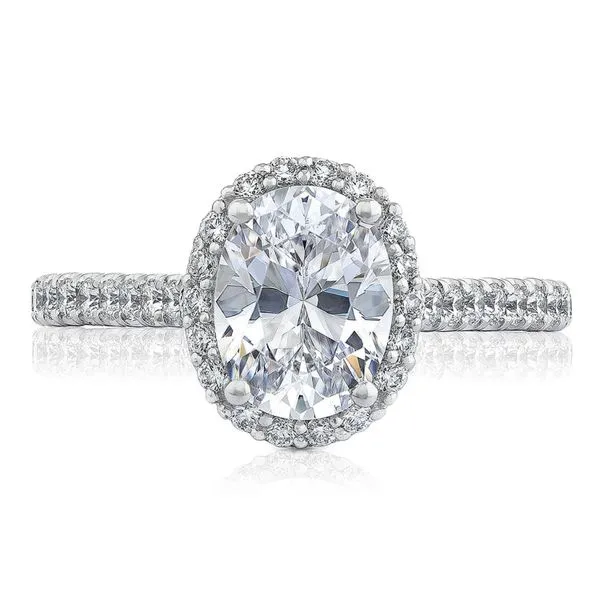 Oval Bloom Engagement Ring Aires Jewelers Morris Plains, NJ