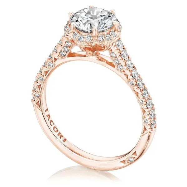 Round Bloom Engagement Ring Aires Jewelers Morris Plains, NJ
