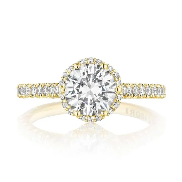 Round Bloom Engagement Ring Aires Jewelers Morris Plains, NJ