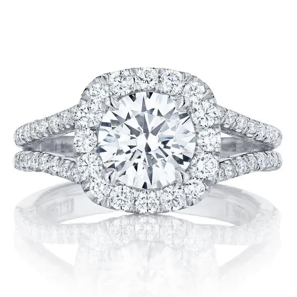 Round Bloom Engagement Ring Aires Jewelers Morris Plains, NJ