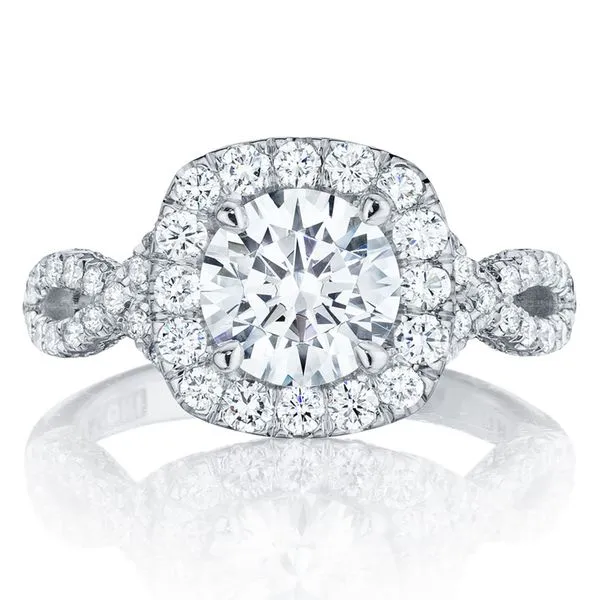 Round Bloom Engagement Ring Aires Jewelers Morris Plains, NJ