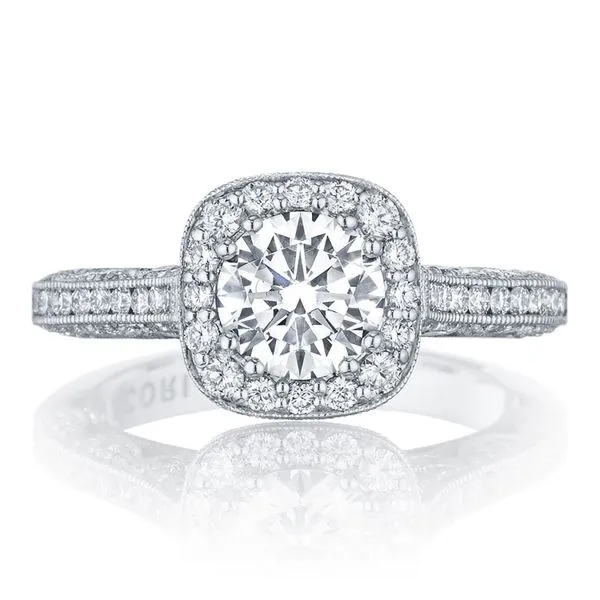 Round Bloom Engagement Ring Aires Jewelers Morris Plains, NJ