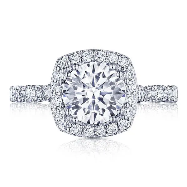Round Bloom Engagement Ring Aires Jewelers Morris Plains, NJ