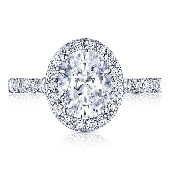 Oval Bloom Engagement Ring Aires Jewelers Morris Plains, NJ
