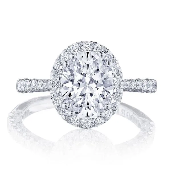 Oval Bloom Engagement Ring Aires Jewelers Morris Plains, NJ