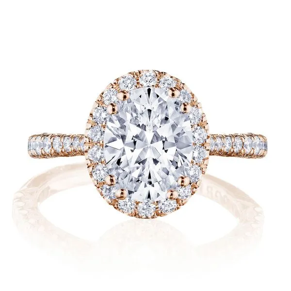 Oval Bloom Engagement Ring Aires Jewelers Morris Plains, NJ