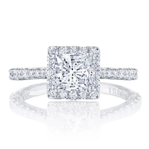 Princess Bloom Engagement Ring Aires Jewelers Morris Plains, NJ