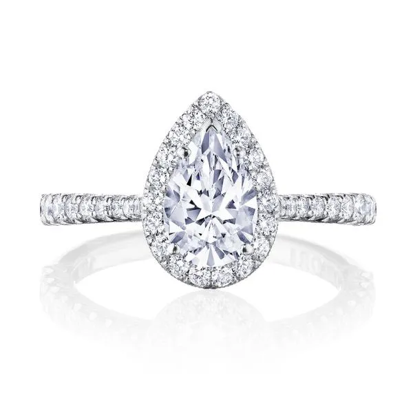 Pear Bloom Engagement Ring Aires Jewelers Morris Plains, NJ