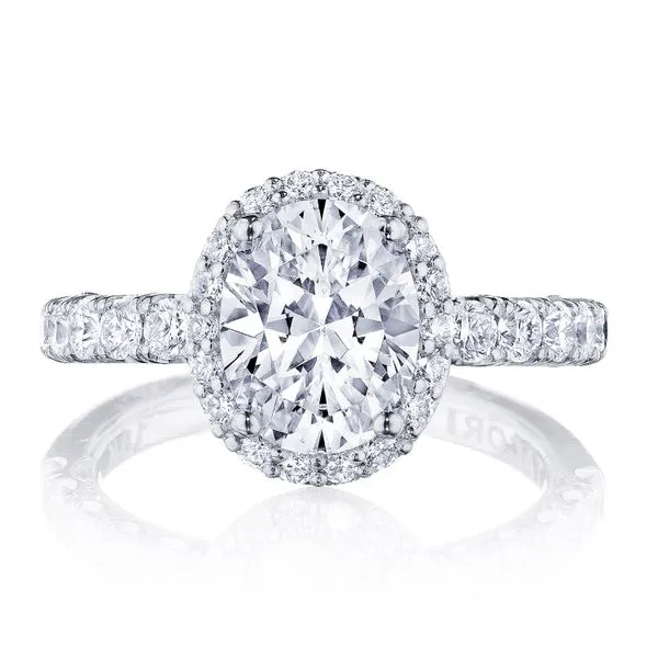 Oval Bloom Engagement Ring Aires Jewelers Morris Plains, NJ