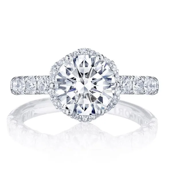 Round Bloom Engagement Ring Aires Jewelers Morris Plains, NJ