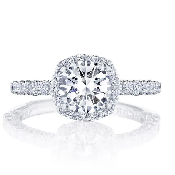 Round Bloom Engagement Ring Aires Jewelers Morris Plains, NJ