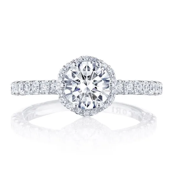 Round Bloom Engagement Ring Aires Jewelers Morris Plains, NJ