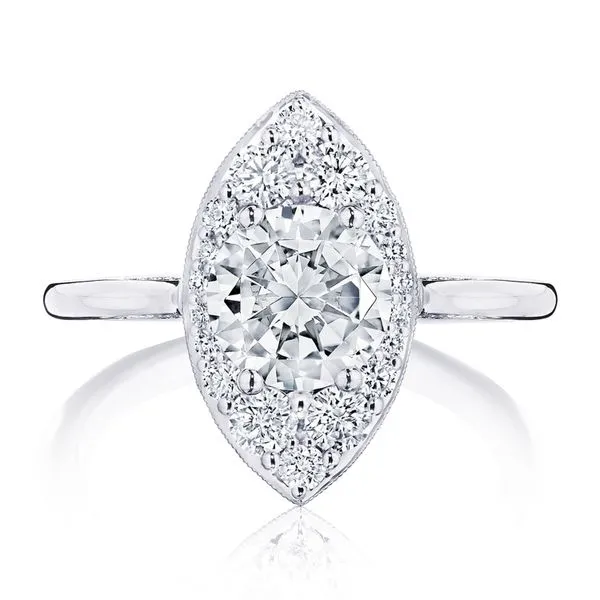 Round Bloom Engagement Ring Aires Jewelers Morris Plains, NJ