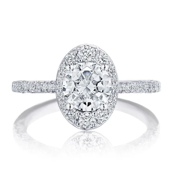 Round Bloom Engagement Ring Aires Jewelers Morris Plains, NJ