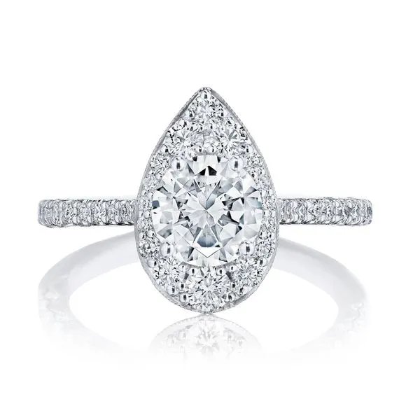Round Bloom Engagement Ring Aires Jewelers Morris Plains, NJ