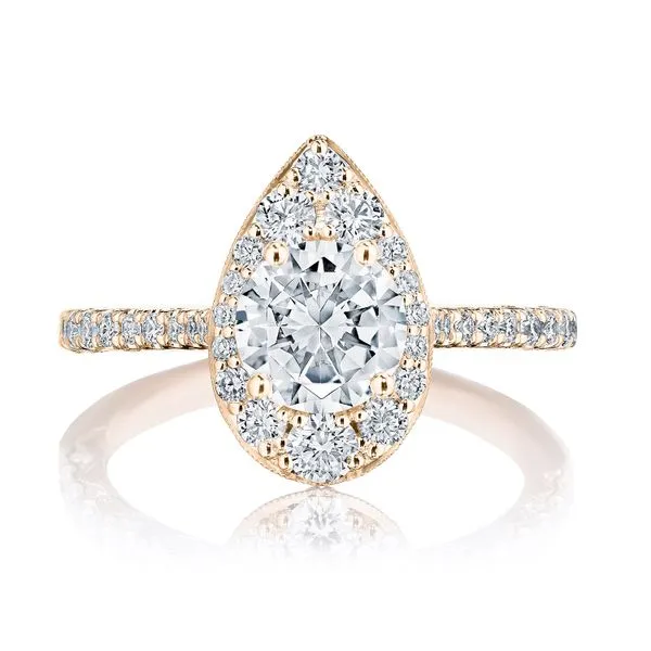 Round Bloom Engagement Ring Aires Jewelers Morris Plains, NJ