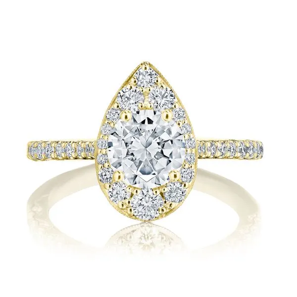 Round Bloom Engagement Ring Aires Jewelers Morris Plains, NJ