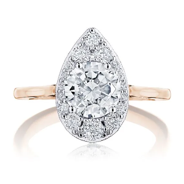 Round Bloom Engagement Ring Aires Jewelers Morris Plains, NJ