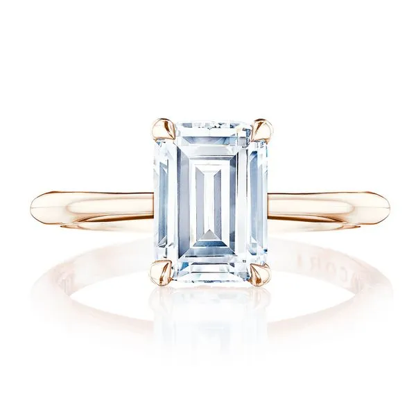 Emerald Solitaire Engagement Ring Aires Jewelers Morris Plains, NJ