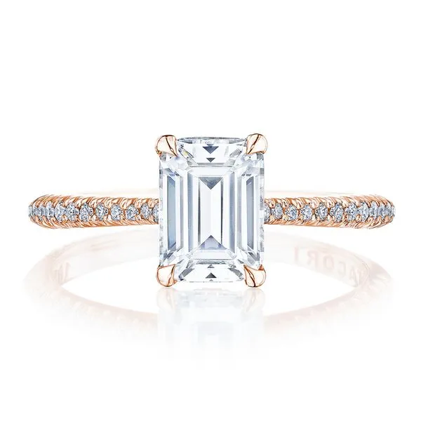 Emerald Solitaire Engagement Ring Aires Jewelers Morris Plains, NJ