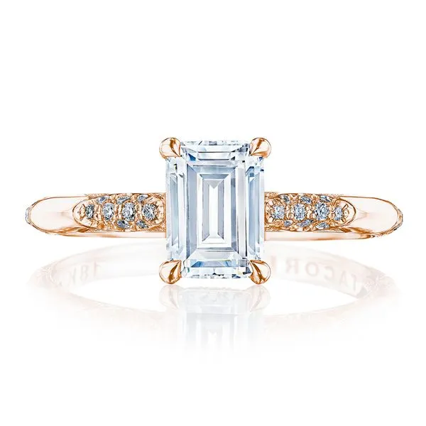 Emerald Solitaire Engagement Ring Aires Jewelers Morris Plains, NJ