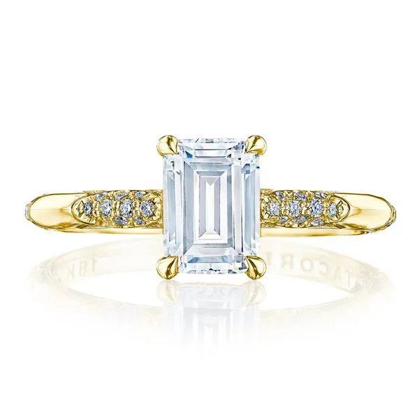 Emerald Solitaire Engagement Ring Aires Jewelers Morris Plains, NJ