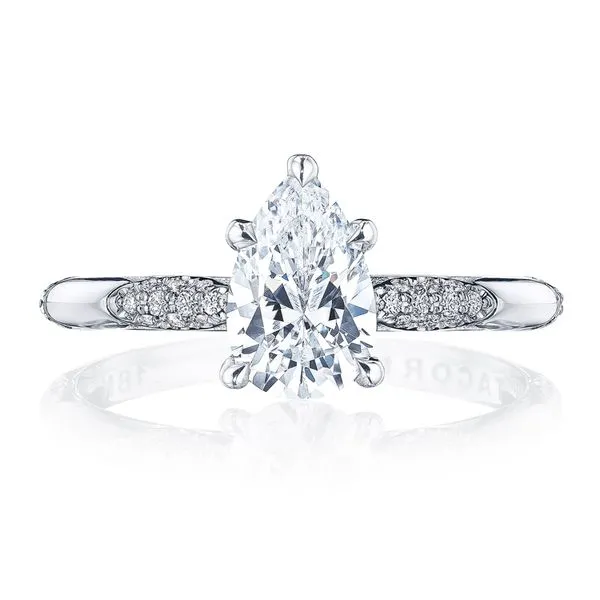 Pear Solitaire Engagement Ring Aires Jewelers Morris Plains, NJ